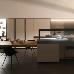 Genius Loci | Tactile Elm with Drawer in Tech Ceramic | Kitchen systems | Valcucine